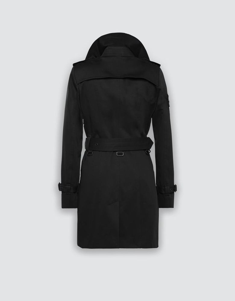 슬림 스펙터 트렌치 코트(BLAKC/BLACK/BLACK)