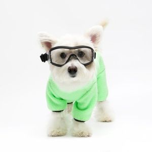 컬러 플리스 집업 올인원 - 그린