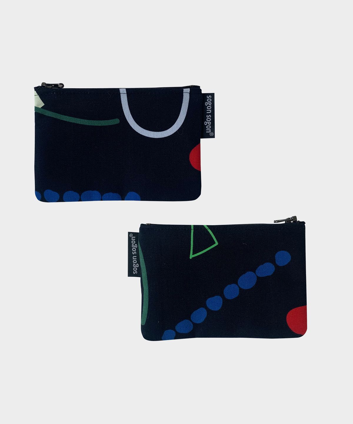 소곤소곤(SOGONSOGON) PLAYGROUND BLACK POUCH S