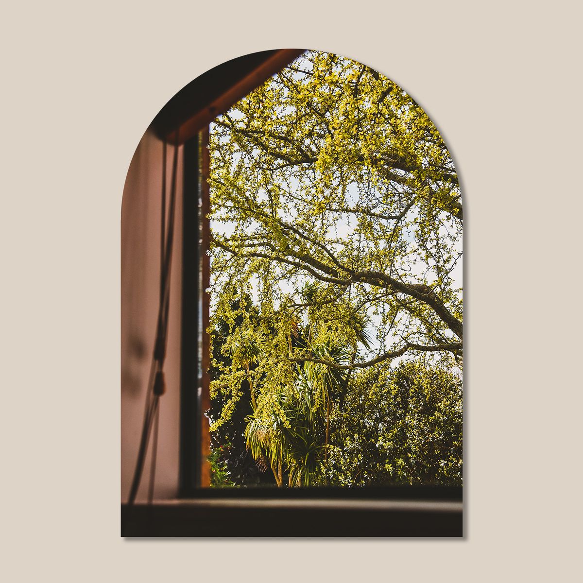 멜팅스튜디오(MELTING STUDIO) 마이 리틀 윈도우 접착 아치 인테리어 포스터  / 36번 Vert Forêt