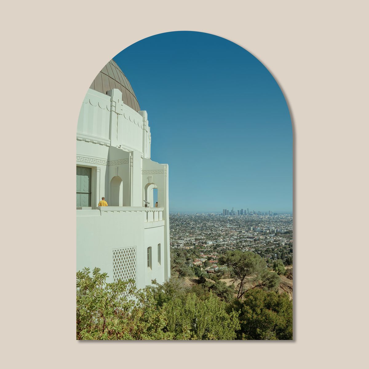멜팅스튜디오(MELTING STUDIO) 마이 리틀 윈도우 접착 아치 인테리어 포스터  / 49번 Los Angeles United States