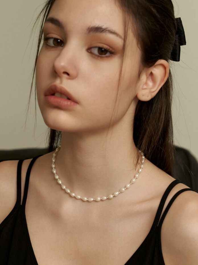 ★送料 関税込★KINDABABY★simple dot chain pearl necklac.e★ Necklace - kindababy