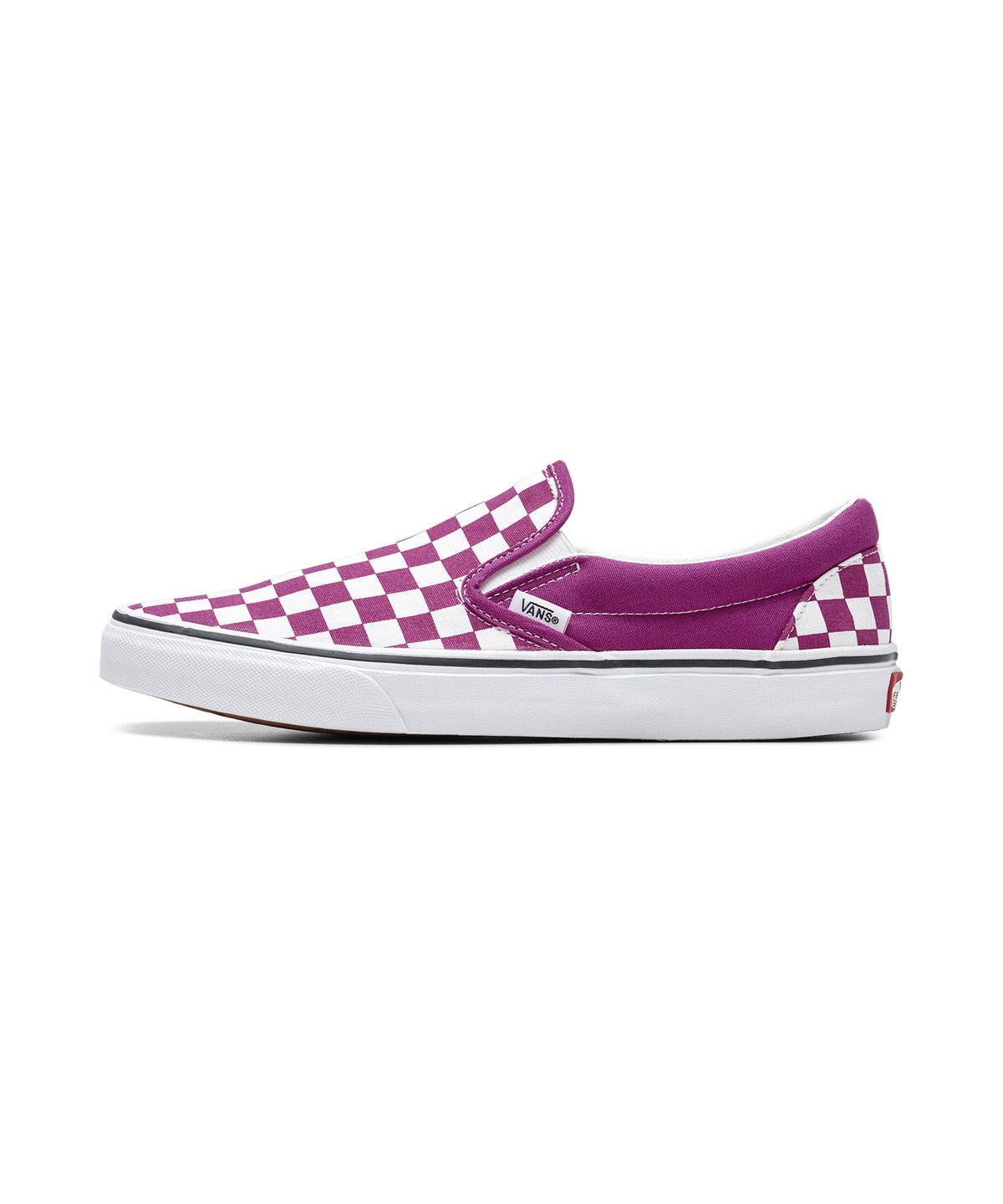 반스(VANS) 클래식 슬립온 - (체커보드) 푸시아 레드:트루 화이트 / VN000XG8AZY1