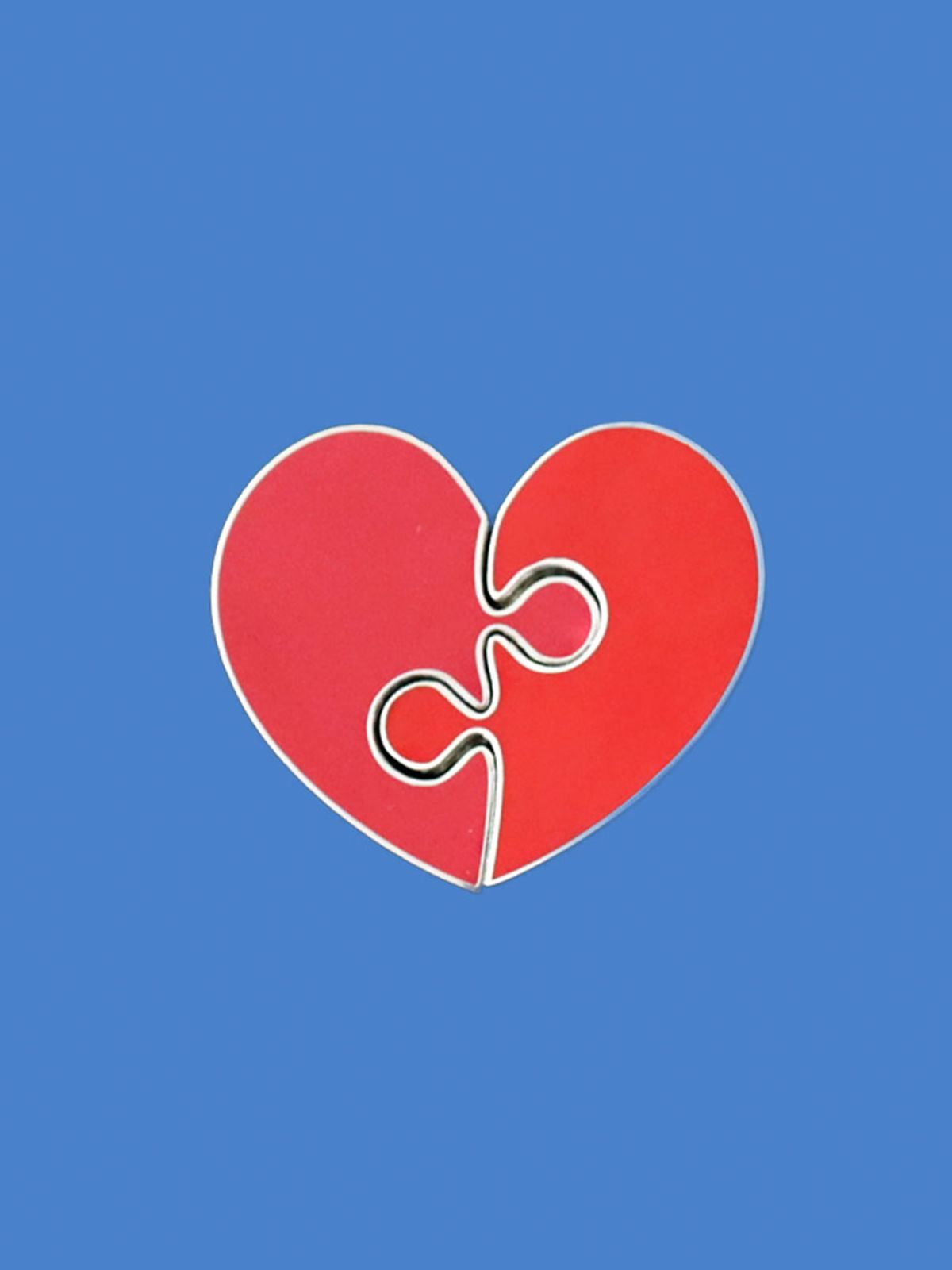 핀덱스(PINDEX) PUZZLE HEART 핀 뱃지