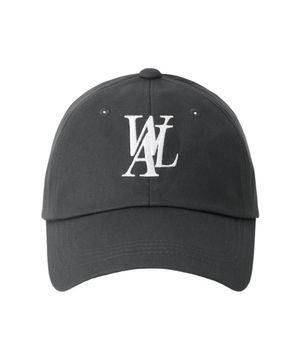 Signature Logo ball cap - CHARCOAL