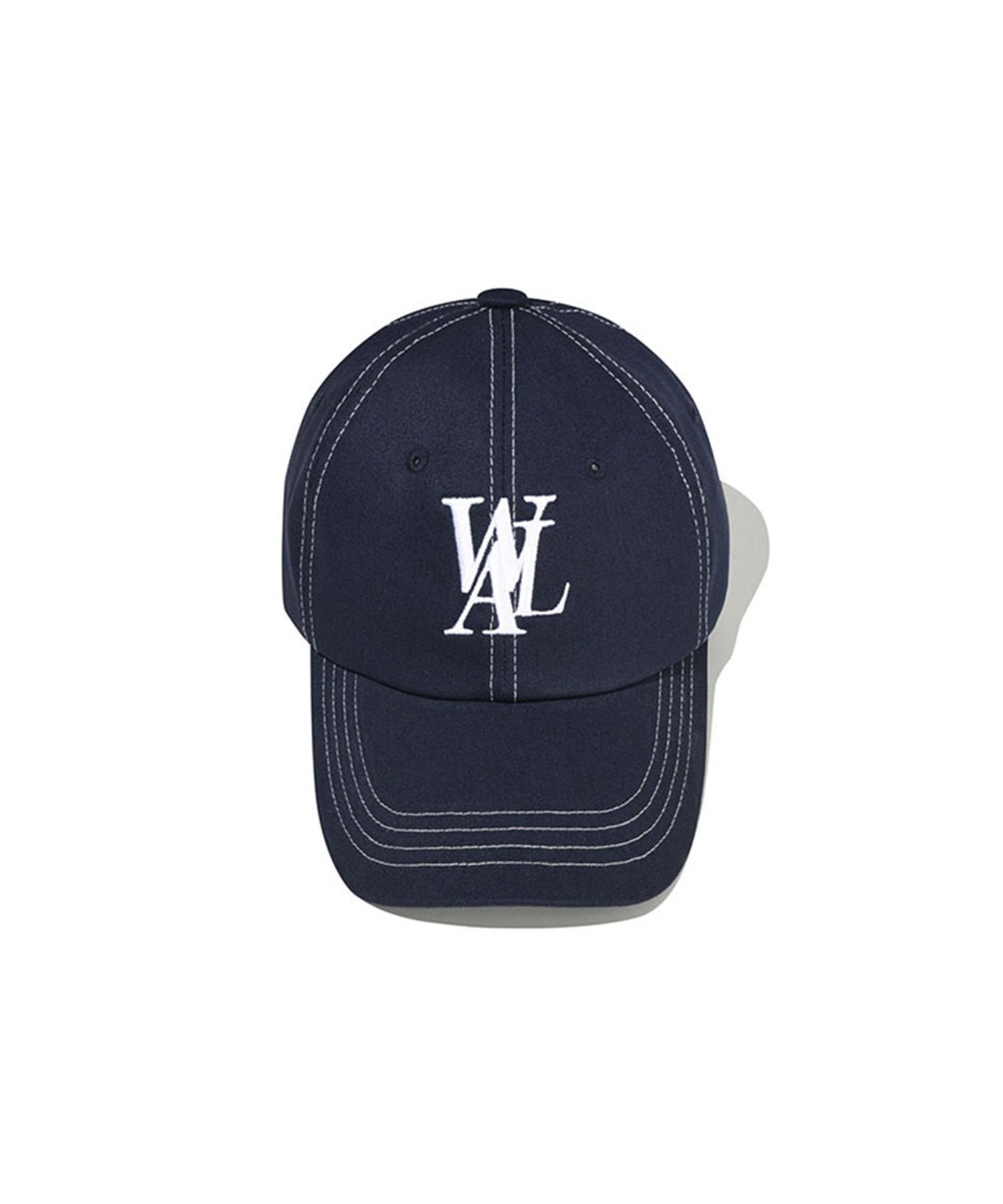 キャップ WOOALONG Signature Logo ball cap PIGMENT MID BLUE SF5AAC106 MUSINSA | WOOALONG Signature Logo ball cap_MID BLUE