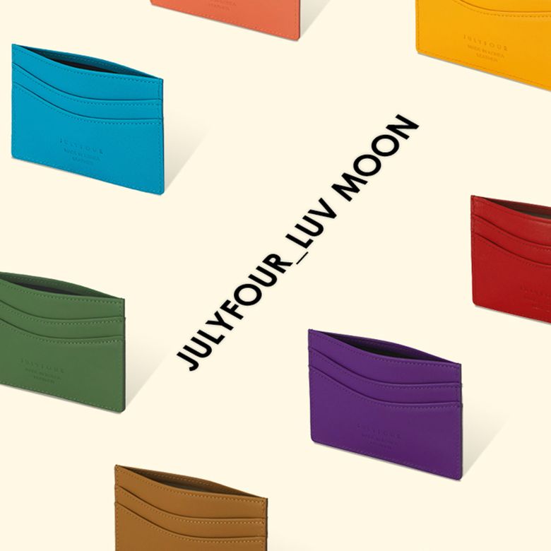 10COLOR 러문 카드 명함 슬림 가죽지갑