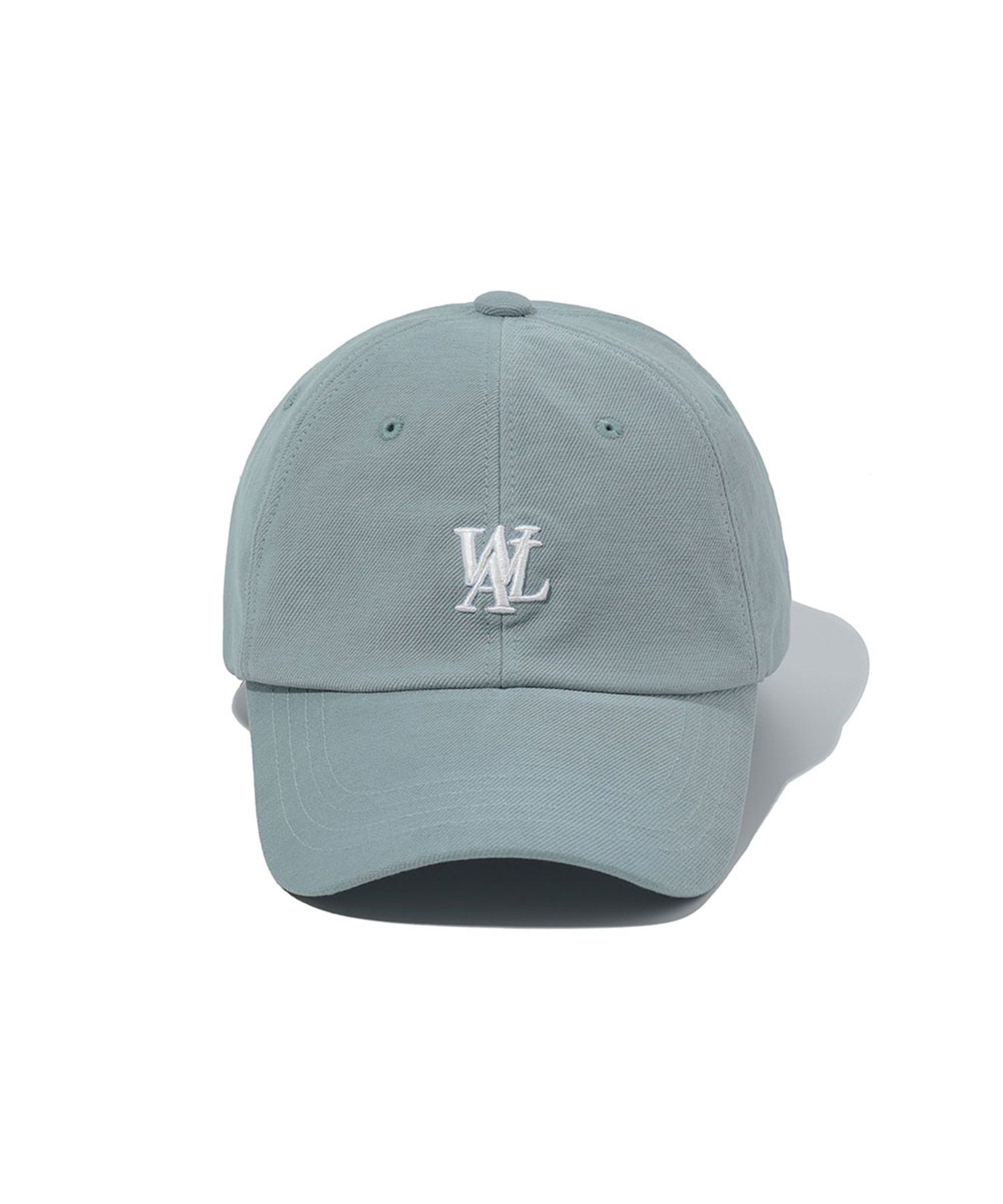 キャップ WOOALONG Signature Small Logo ball cap BLUE cap_logo_001bl MUSINSA | WOOALONG Signature Small Logo ball cap_DUSTY BLUE