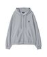 Signature hood zip-up - GREY
