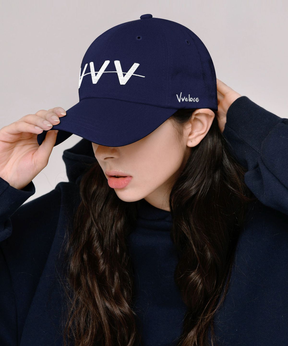 뷔벨로체(VVELOCE) FV 볼캡 소프트핏 네이비 W