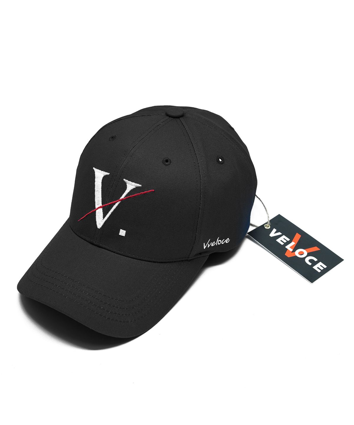뷔벨로체(VVELOCE) DG  볼캡  하드핏 블랙