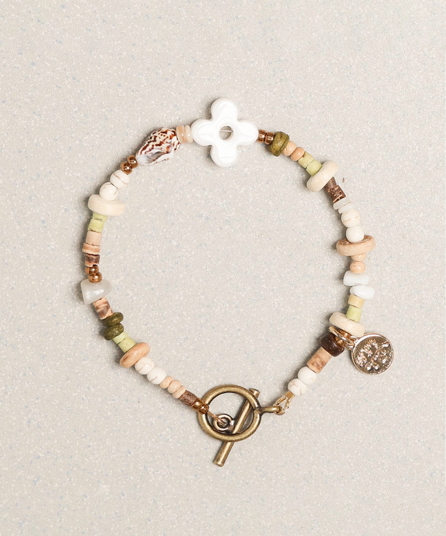 ●tow tow archive● Full Clover Bracelet Grass TBH22ABTB005 MUSINSA | TOWTOW ARCHIVE Full Clover Bracelet Grass