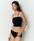 우먼즈 크롭 튜브 브라 탑 [블랙]