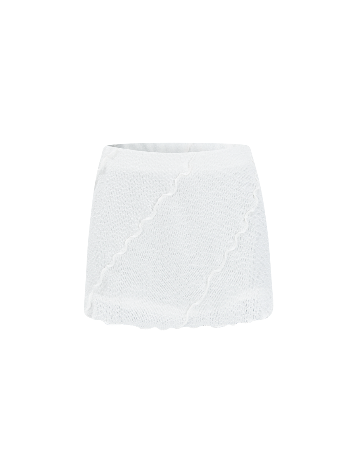 익스파이어드걸(EXPIRED GIRL) Pom Pom Skirt White