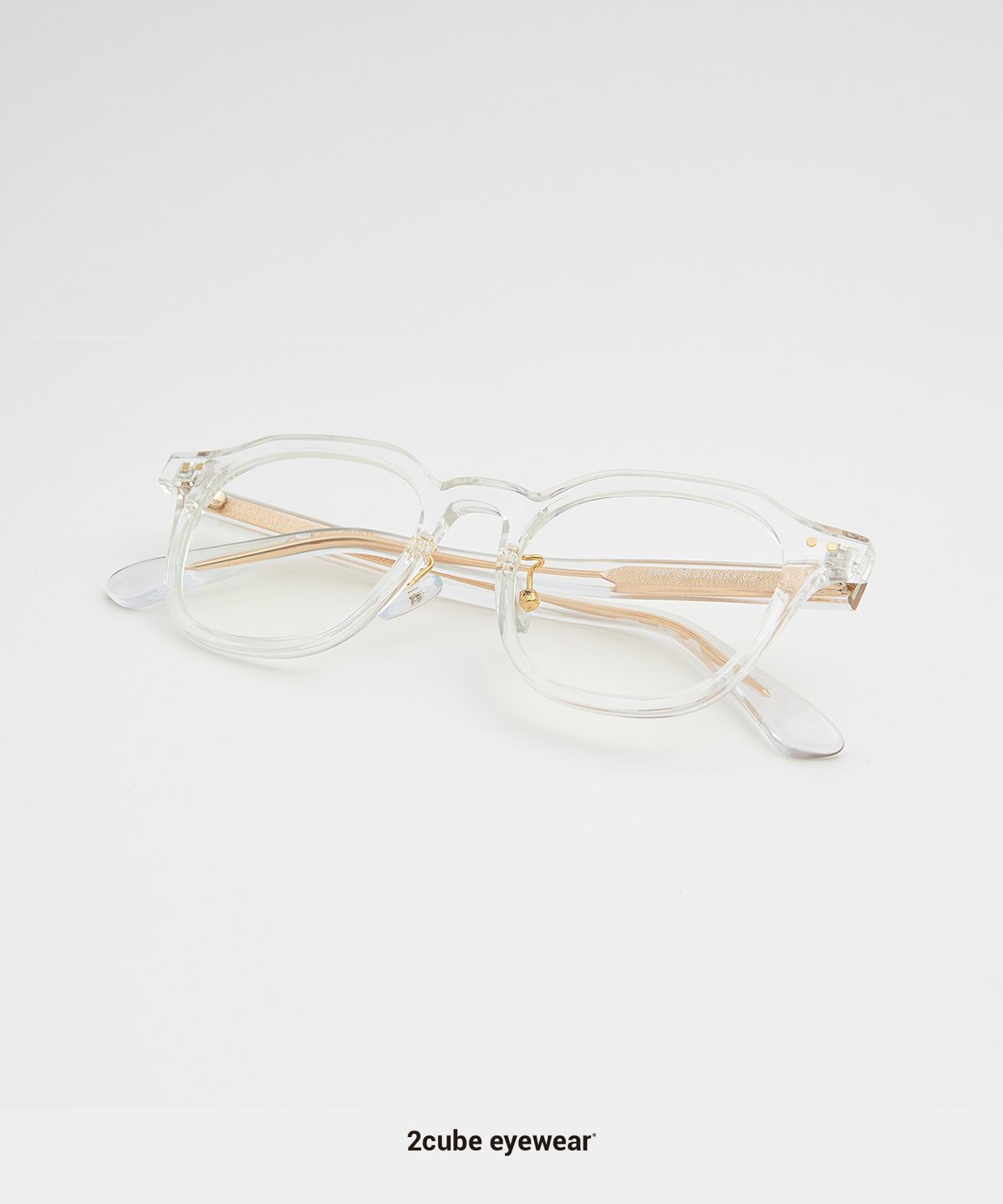 투큐브(2CUBE) 2DOT SQUARE EYEWEAR(CLEAR)