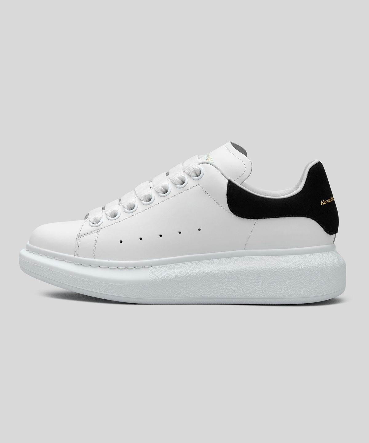 알렉산더 맥퀸(ALEXANDER McQUEEN) 오버사이즈 스니커즈 - 화이트:블랙 / 553770WHGP79061