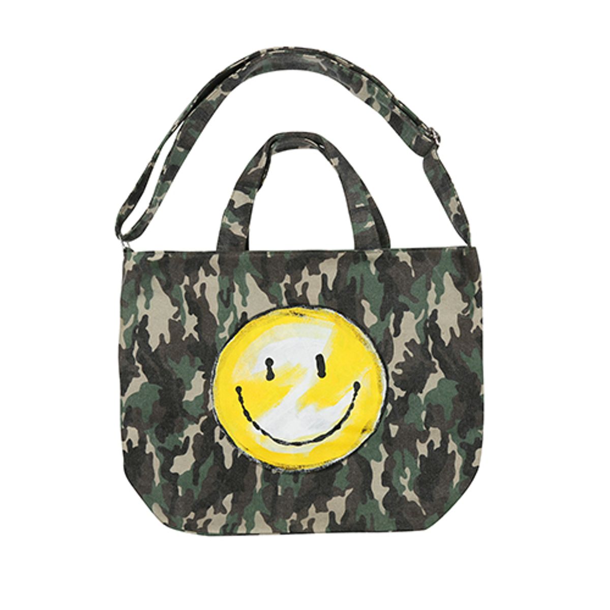 더 매드니스(THE MADNESS) HAND WORK SMILE TWOWAY BAG_CAMO