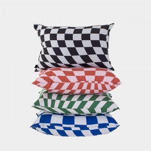 웨이브 체커보드 알러지케어 베개커버 4종