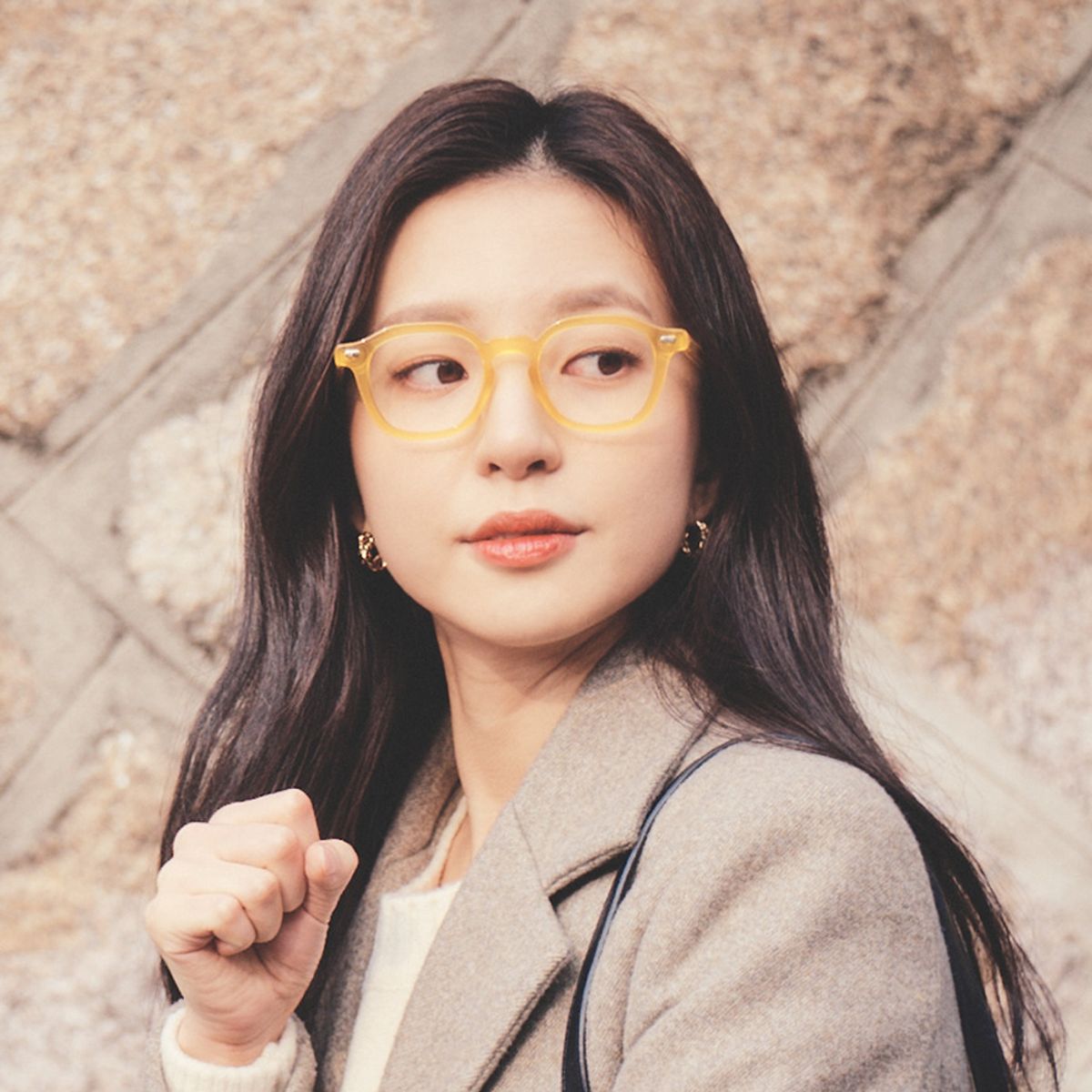 알로아이웨어(ALO EYEWEAR) [ALOXROUNZ] 볼드 프렌치 스퀘어 ARA7104 C1 엠버