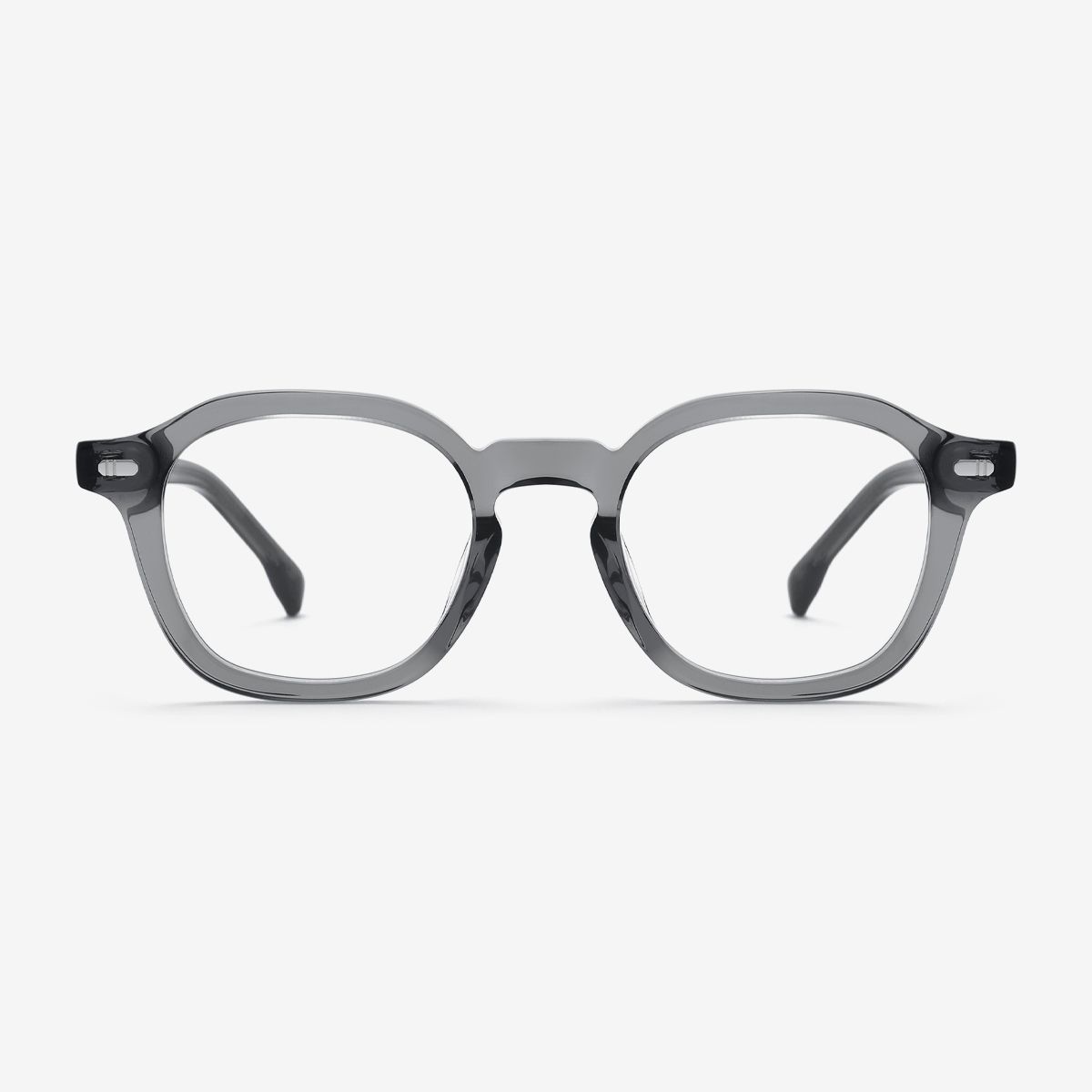 알로아이웨어(ALO EYEWEAR) [ALOXROUNZ] 볼드 프렌치 스퀘어 ARA7104 C3 투명 그레이