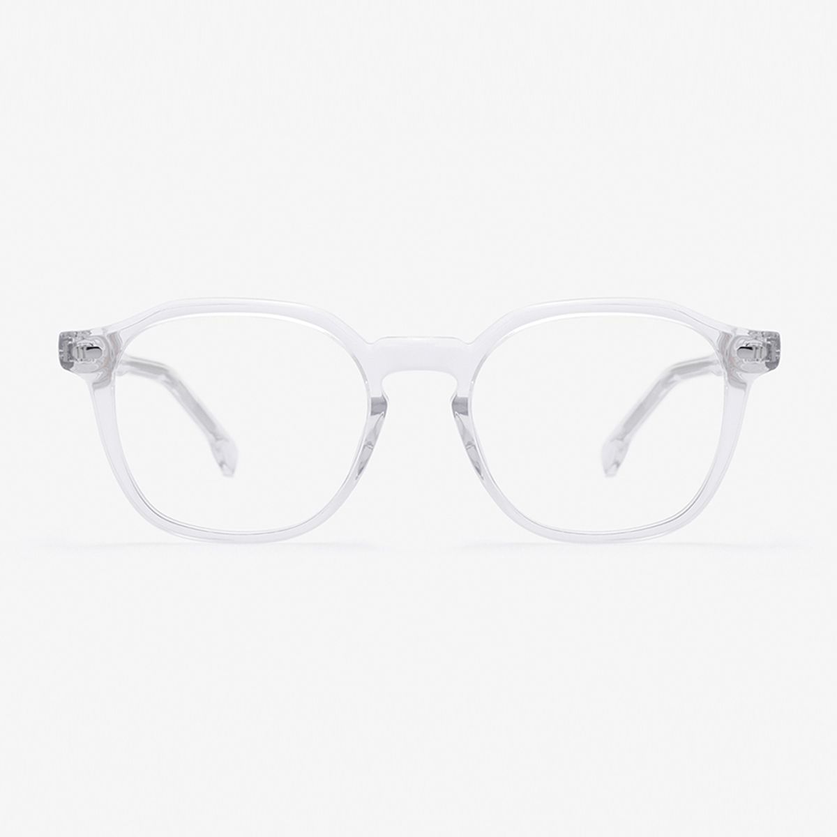 알로아이웨어(ALO EYEWEAR) [ALOXROUNZ] 오버사이즈 프렌치 스퀘어 ARA7105 C3 투명 클리어