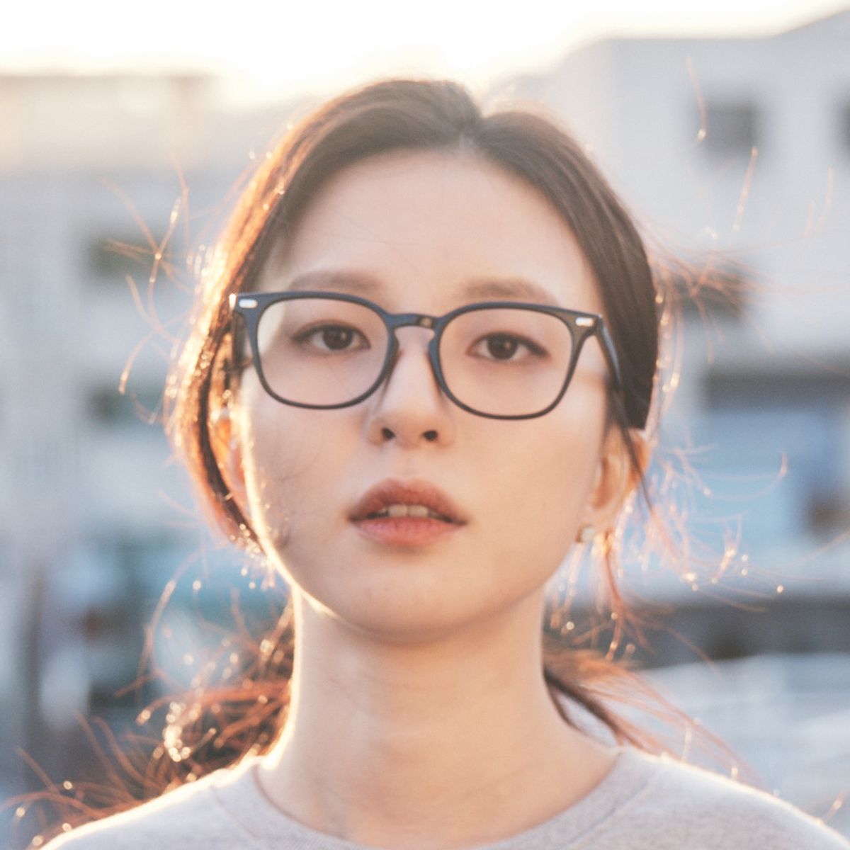 알로아이웨어(ALO EYEWEAR) [ALOXROUNZ] 웰링턴 프레임 ARA7106 C1 블랙