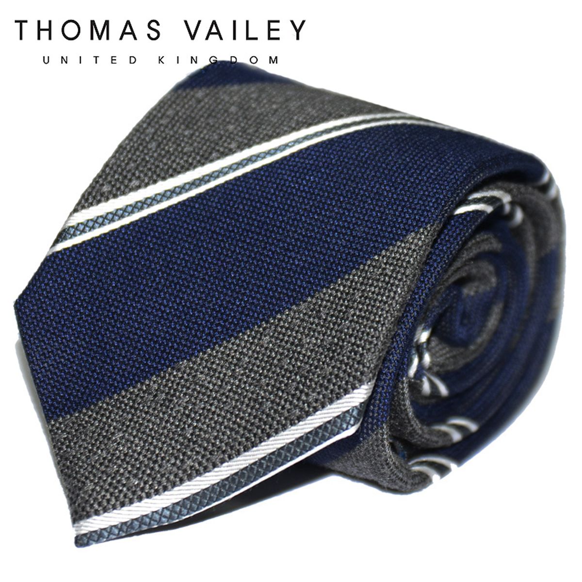 토마스 베일리(THOMAS VAILEY) 패션넥타이-댄스 네이비 8cm