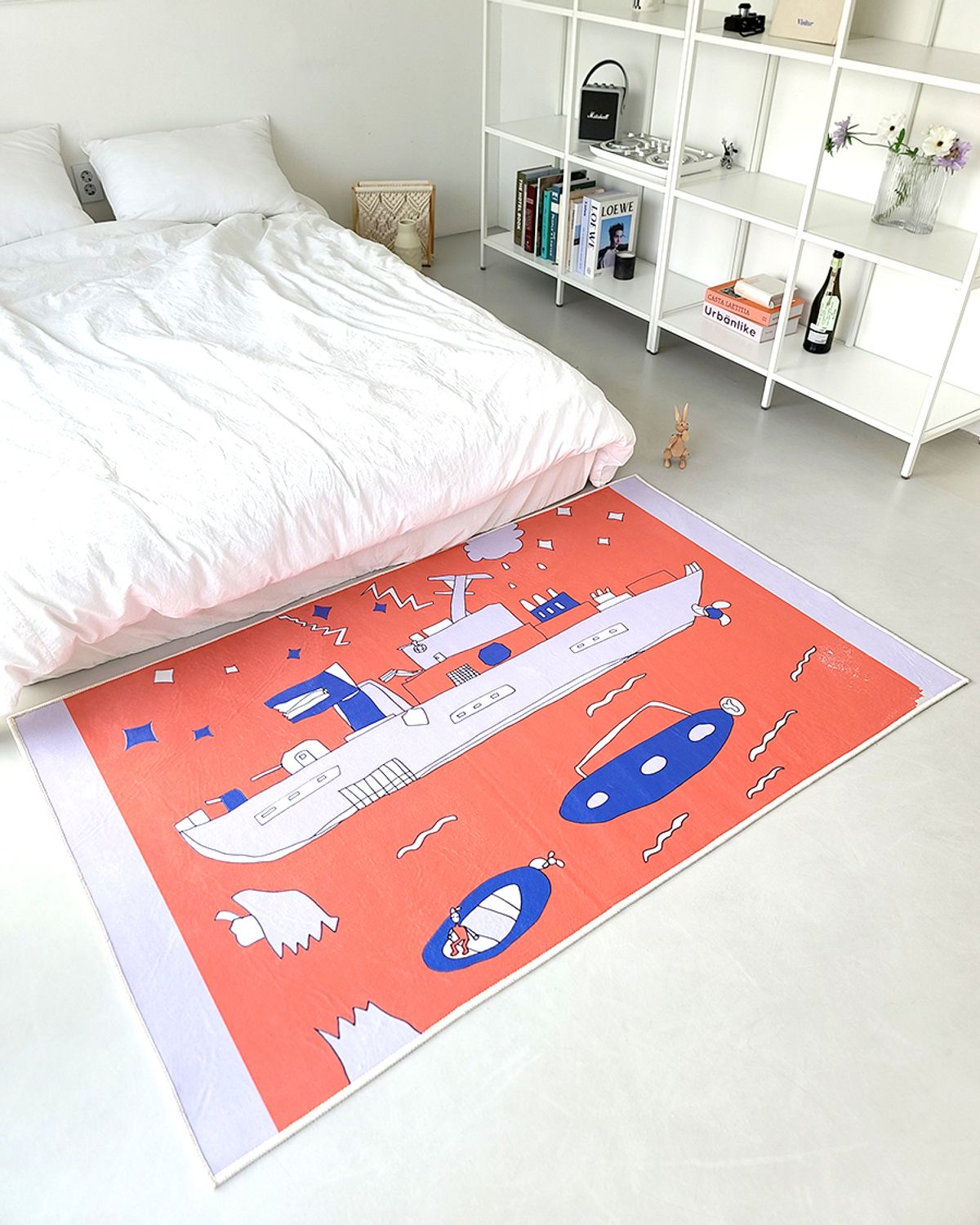 블랑쉬하우스(BLANCHE HOUSE) 오브씨엘 나만 따라와 소프트 러그 100x160