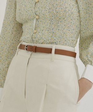 KACK REORG LOGO BELT ORANGE BROWN