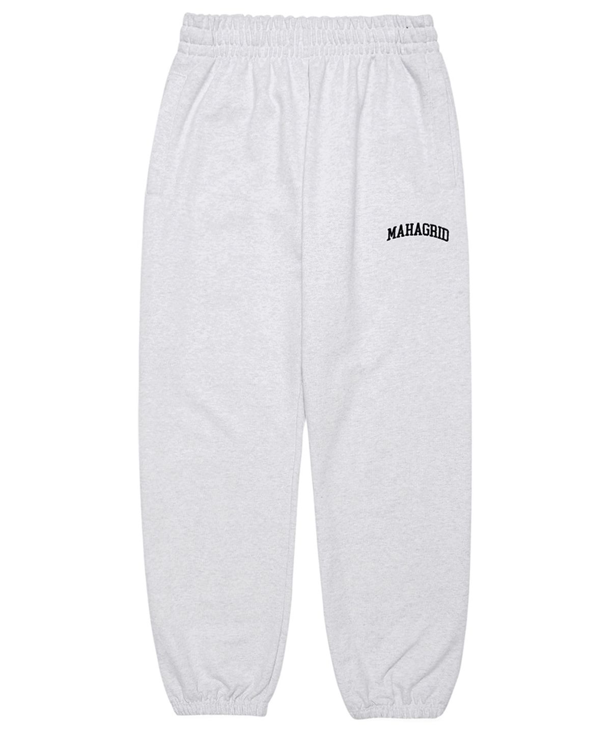 마하그리드(MAHAGRID) VARSITY SWEAT PANT LIGHT GREY(MG2CSMPA00A)