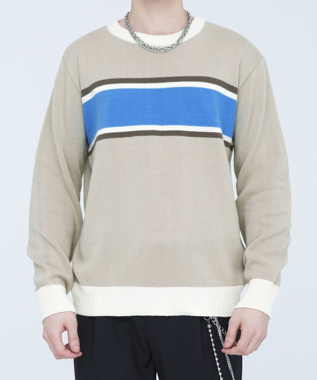 언더에어(UNDERAIR) CAMOME KNIT - BEIGE