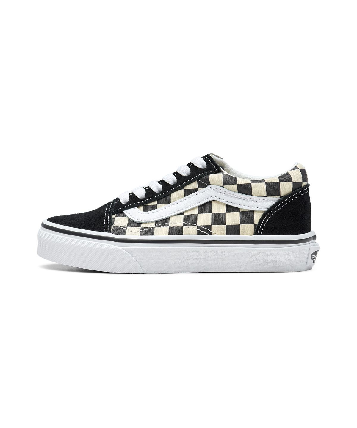 반스 키즈(VANS KIDS) 올드스쿨 키즈 - (프라이머리 체크) 블랙:화이트