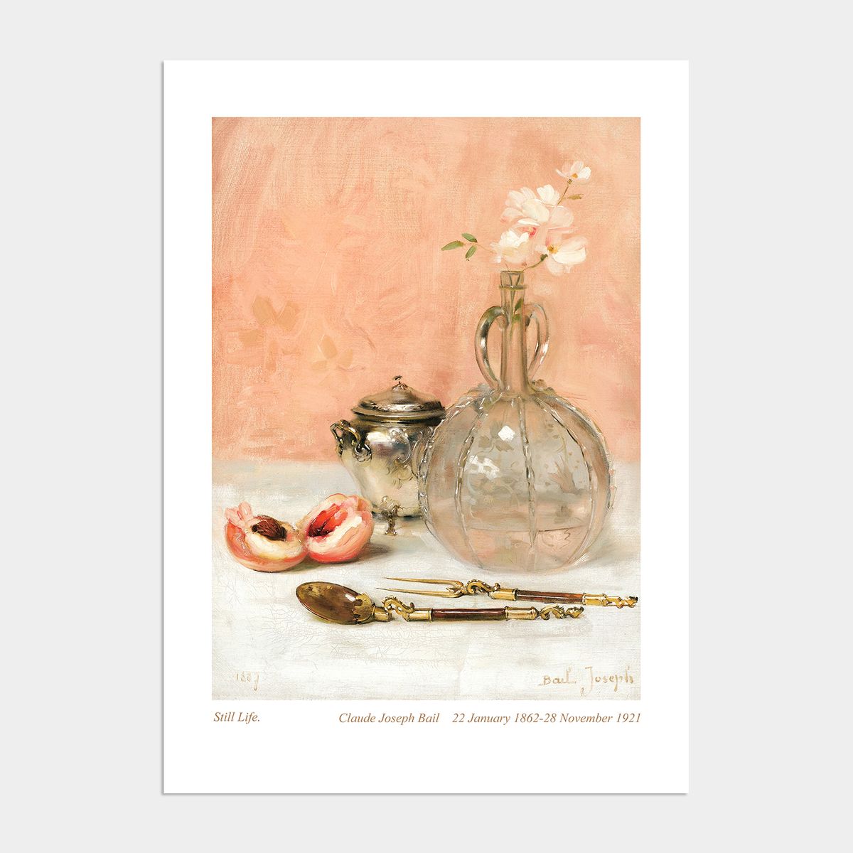 멜팅스튜디오(MELTING STUDIO) 나의 사적인 그림 액자 인테리어 포스터 / 41번 조셉 베일-Still Life