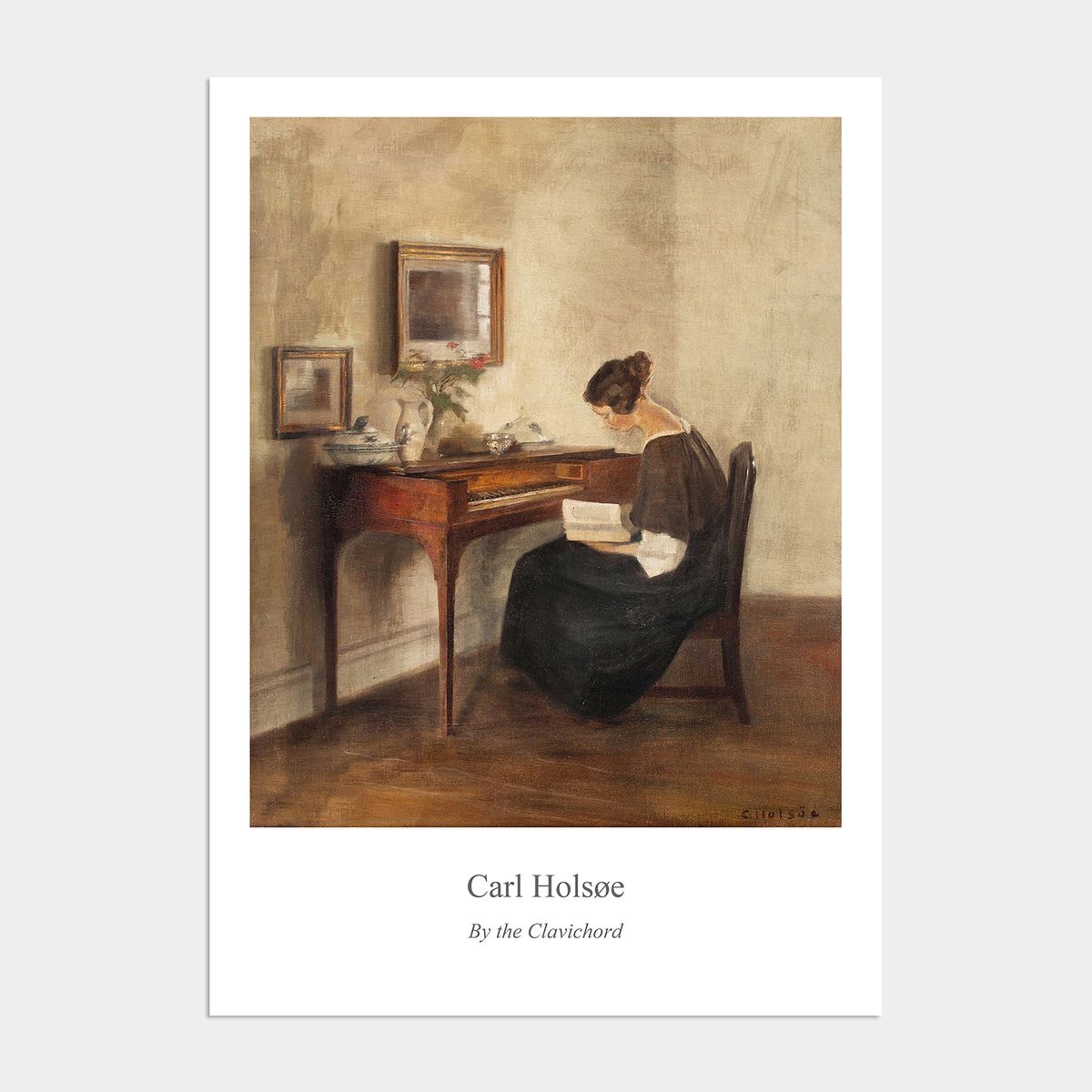 멜팅스튜디오(MELTING STUDIO) 나의 사적인 그림 액자 인테리어 포스터 / 51번 칼 홀소-클라비코드