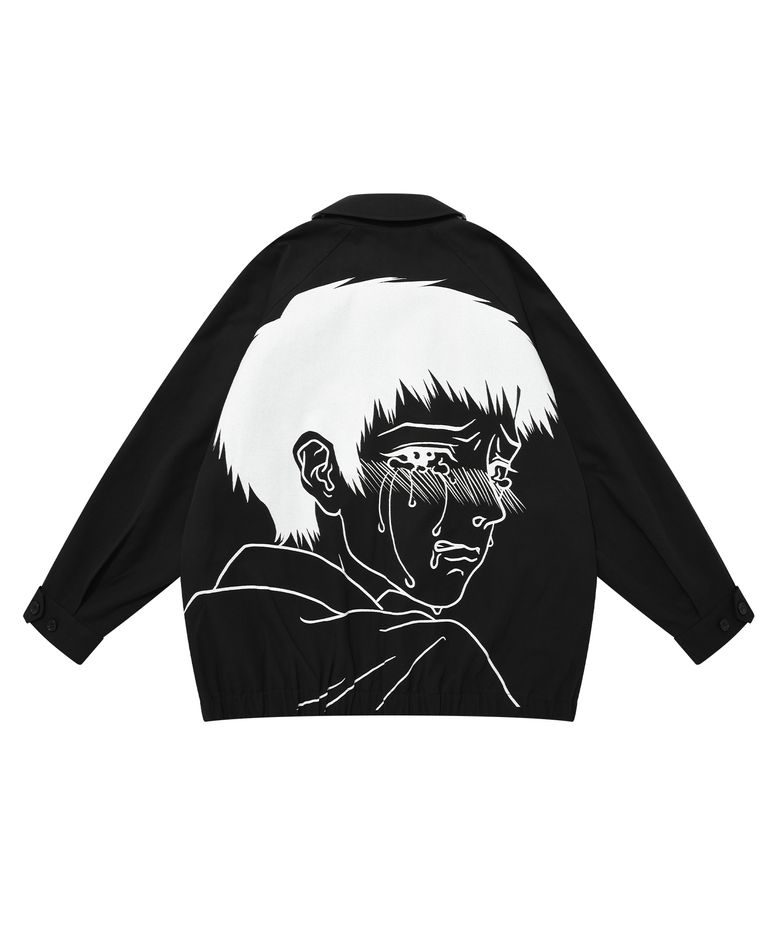 Crying Boy Jacket [Black]