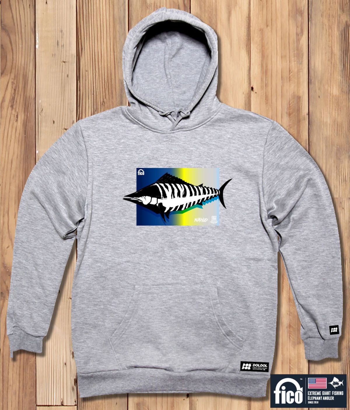 돌돌(DOLDOL) FICO-HOODY-23  익스트림 낚시 피코 캐릭터 그래픽 후드티 후디