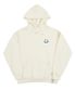 [UNISEX]스몰 드로잉스마일 후드티_크림
