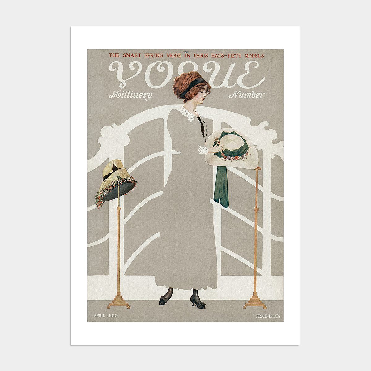 멜팅스튜디오(MELTING STUDIO) 나의 사적인 그림 액자 인테리어 포스터 / 127번 Vogue April 1910