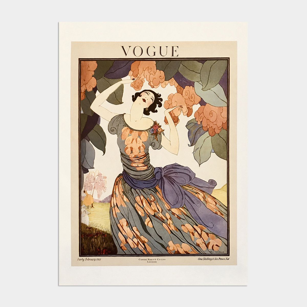 멜팅스튜디오(MELTING STUDIO) 나의 사적인 그림 액자 인테리어 포스터 / 128번 Vogue February 1921