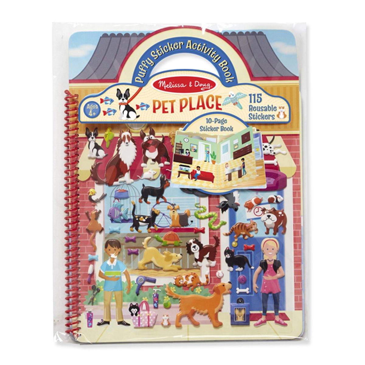 멜리사앤더그(MELISSA&DOUG) 애완동물 엠보싱 스티커 세트