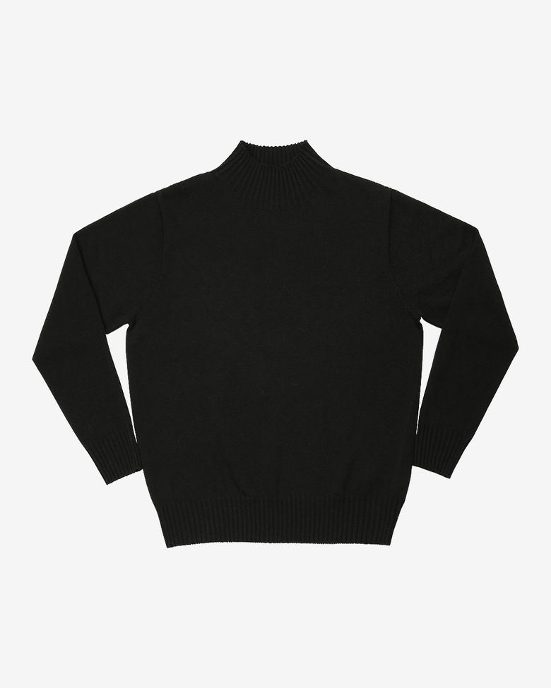 Whole Garment Mock-neck (Black)
