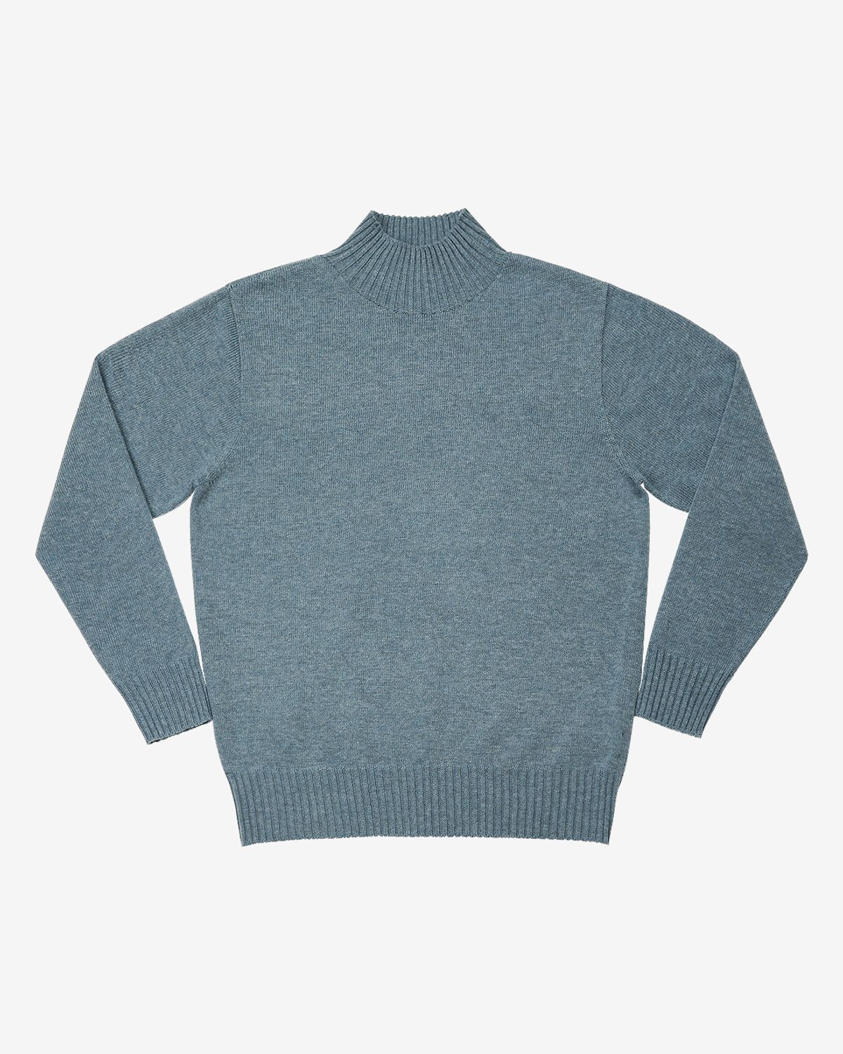 솔티(SORTIE) Whole Garment Mock-neck (Blue)