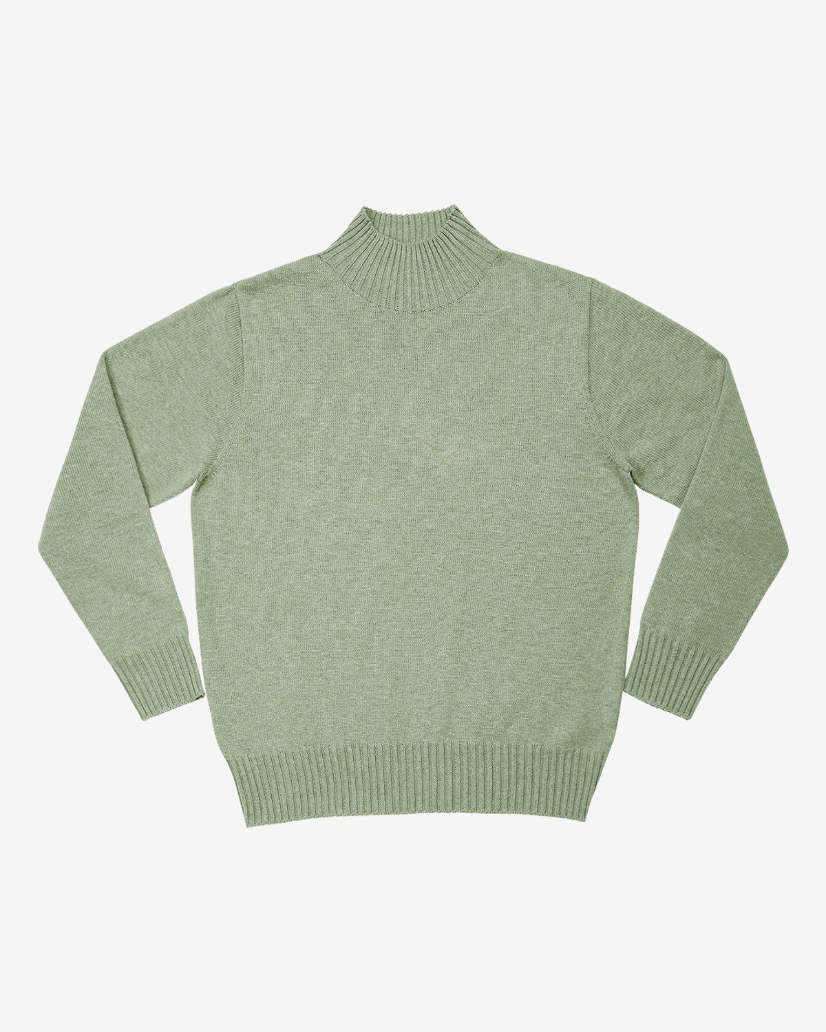 솔티(SORTIE) Whole Garment Mock-neck (Green)