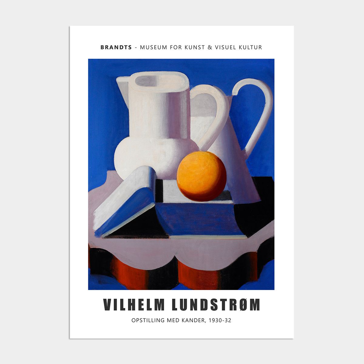 멜팅스튜디오(MELTING STUDIO) 미드 센츄리 모던 액자 인테리어 포스터 / 19번 Lundstrom-Still Life with Jugs Poster