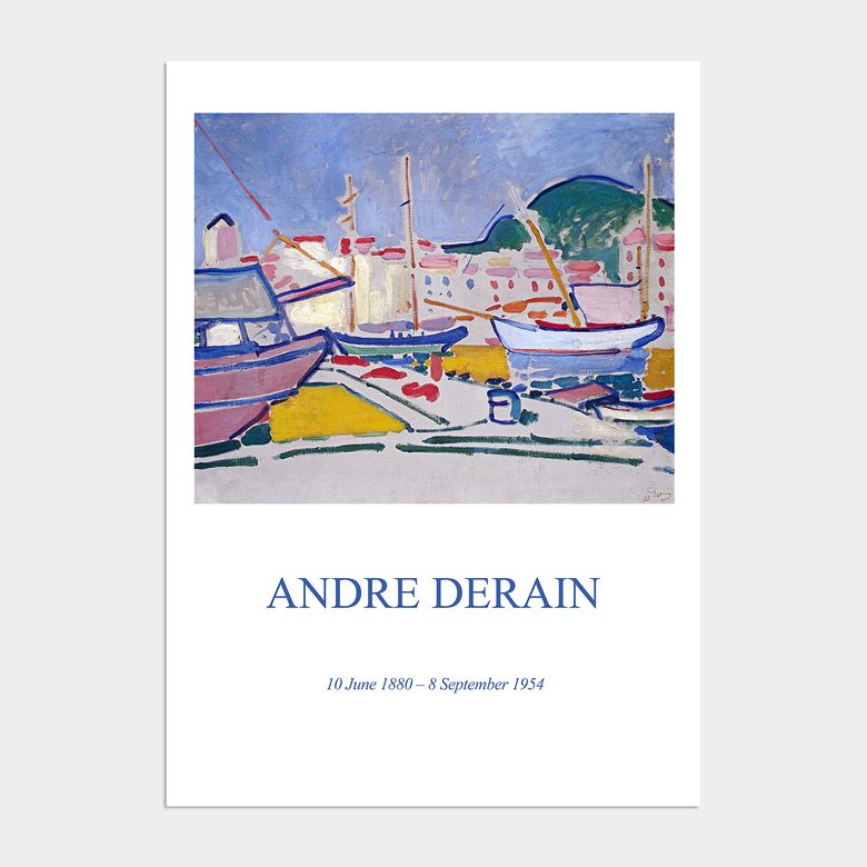미드 센츄리 모던 액자 인테리어 포스터 / 57번 Andre Derain-Port 1905