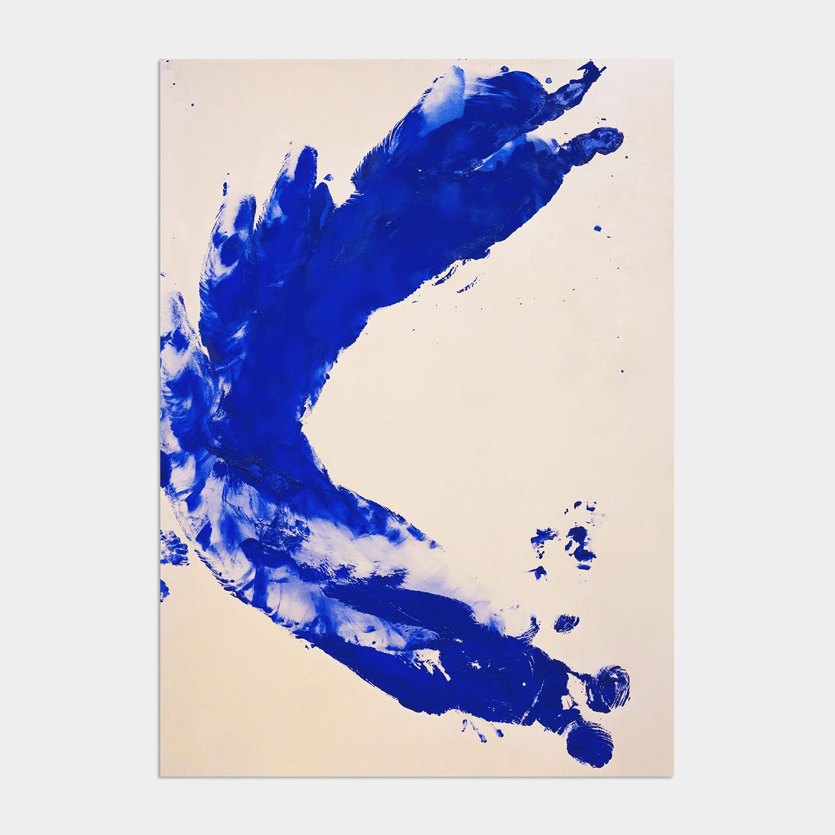 멜팅스튜디오(MELTING STUDIO) 미드 센츄리 모던 액자 인테리어 포스터 / 69번 Yves Klein-Anthropometry Princess Helena 1960