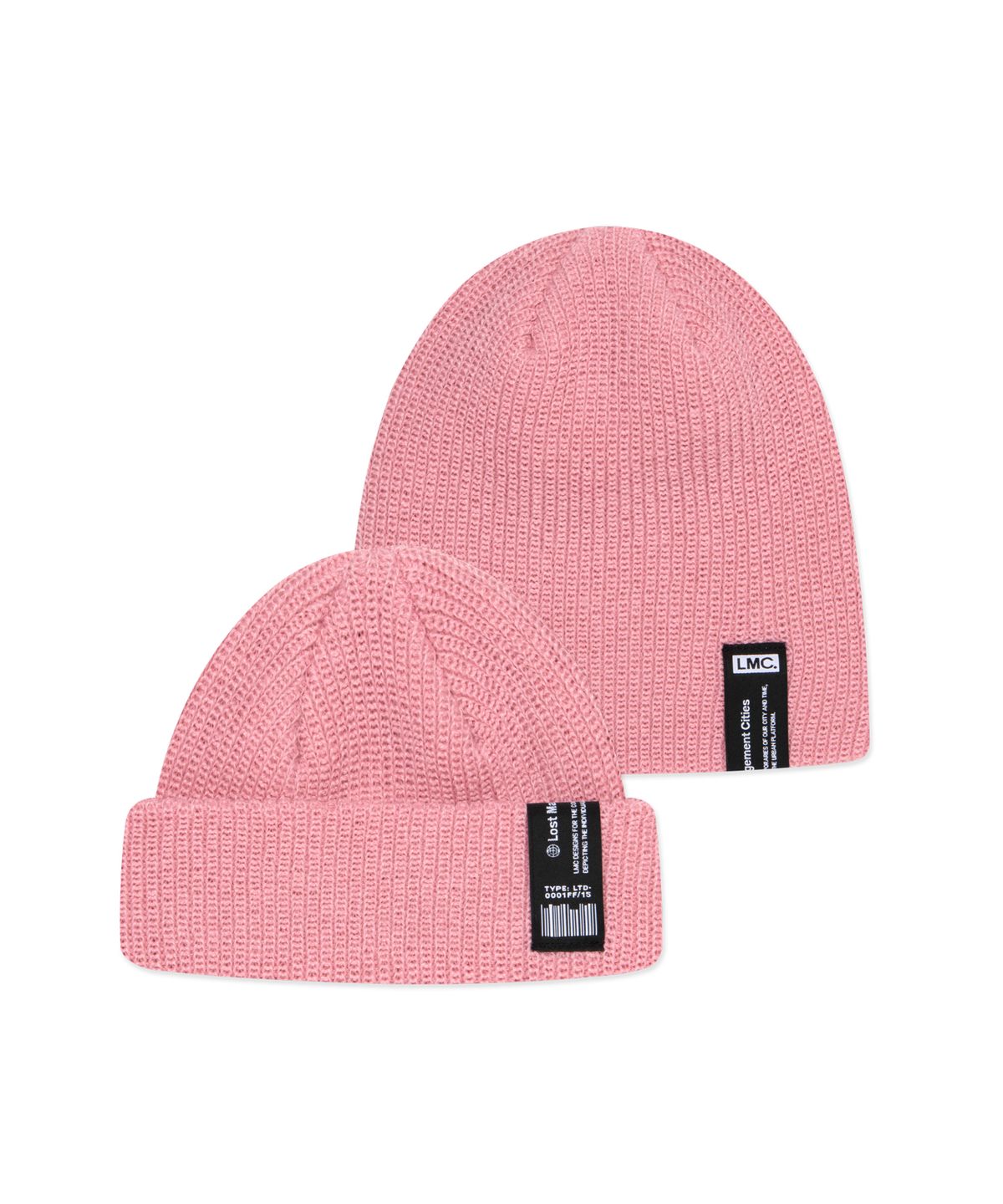 엘엠씨(LMC) LABEL SHORT BEANIE dark pink