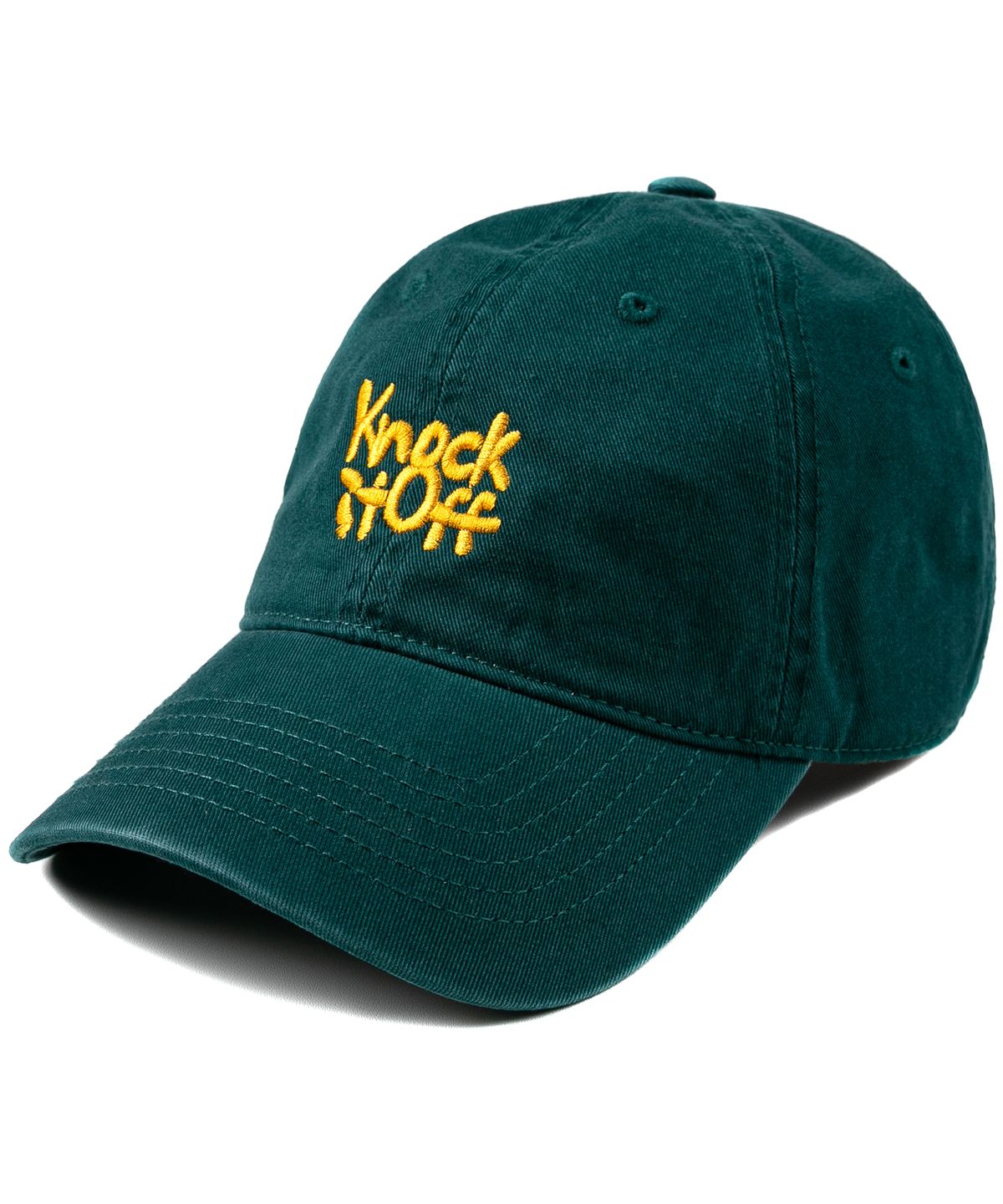 윅(WICK) Knock it off 워싱 볼캡-청록