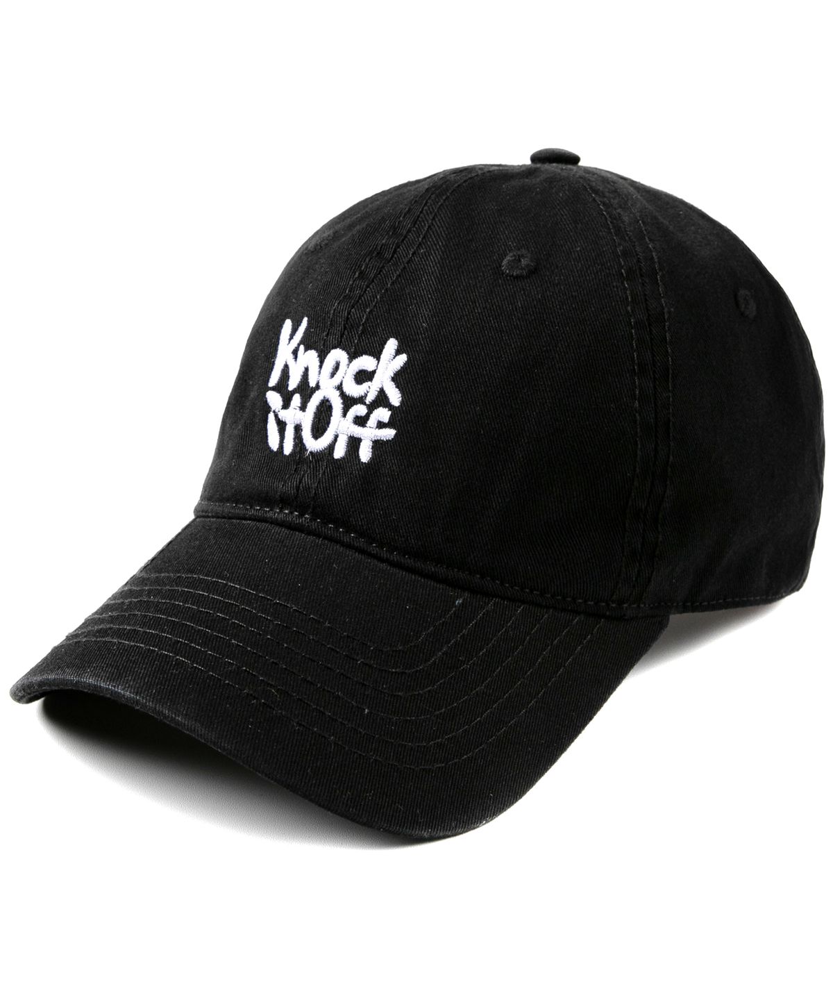 윅(WICK) Knock it off 워싱 볼캡-블랙