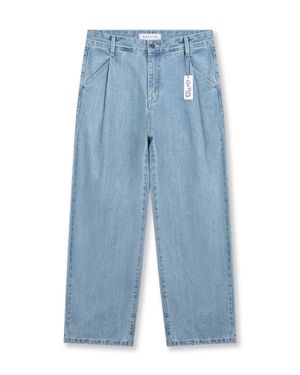 CONE MILL DEEP ONE TUCK JEAN LIGHT WASHED